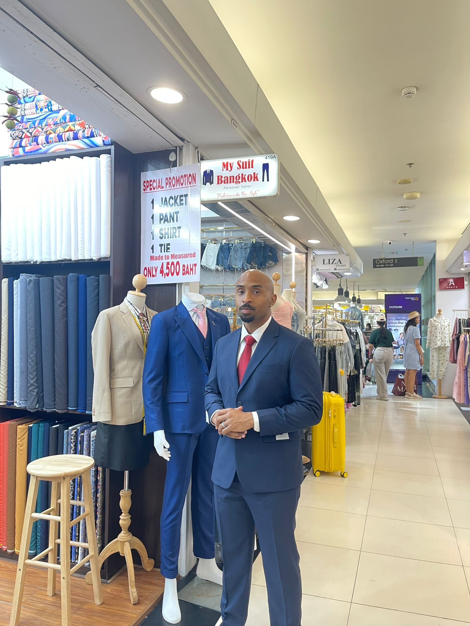 Bespoke suit fitting in Bangkok at My Suit Bangkok